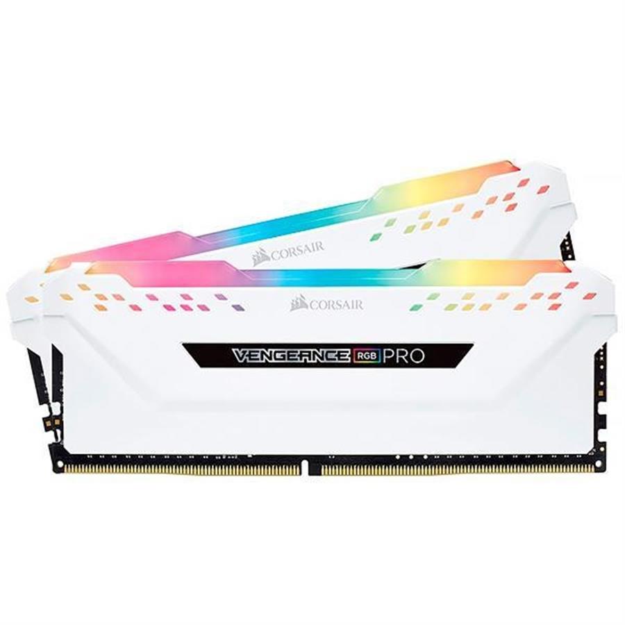Kit Memoria RAM DDR4 16GB (2x8) 3600MHz Corsair Vengeance RGB Pro White