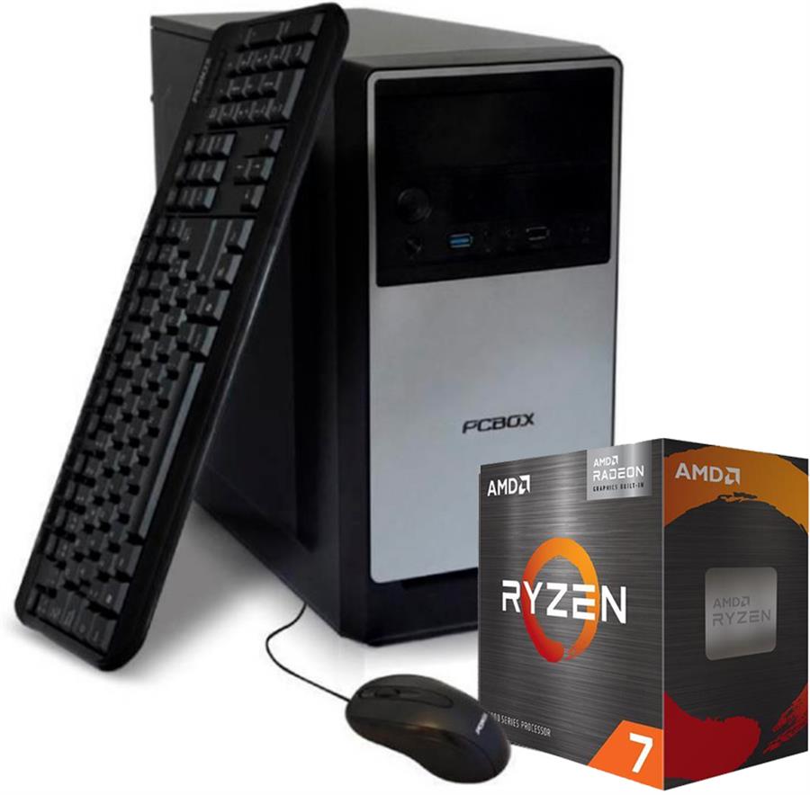 PCBOX Ryzen 7 5700G, 16G Ram, SSD 480GB, Win10