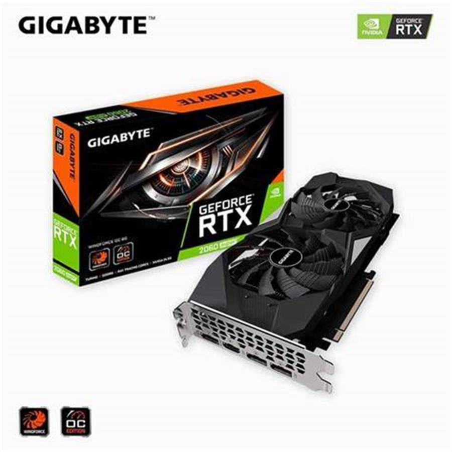 Placa de Video Gigabyte GeForce RTX 2060 Super WindForce OC 2X 8GB