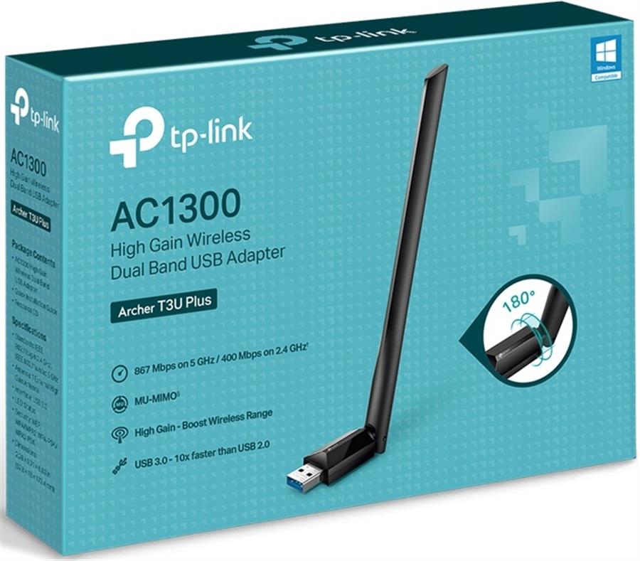 Adaptador WiFi TP-Link AC1300 Archer T3U Plus