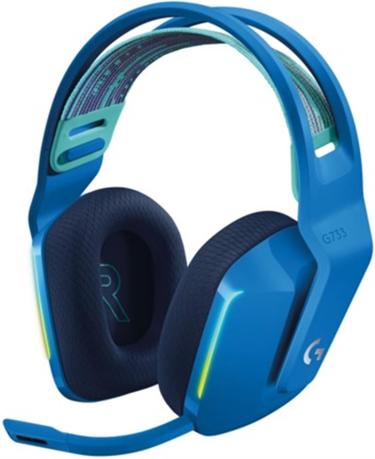 Auricular Logitech G733 Lightsync Blue Wireless