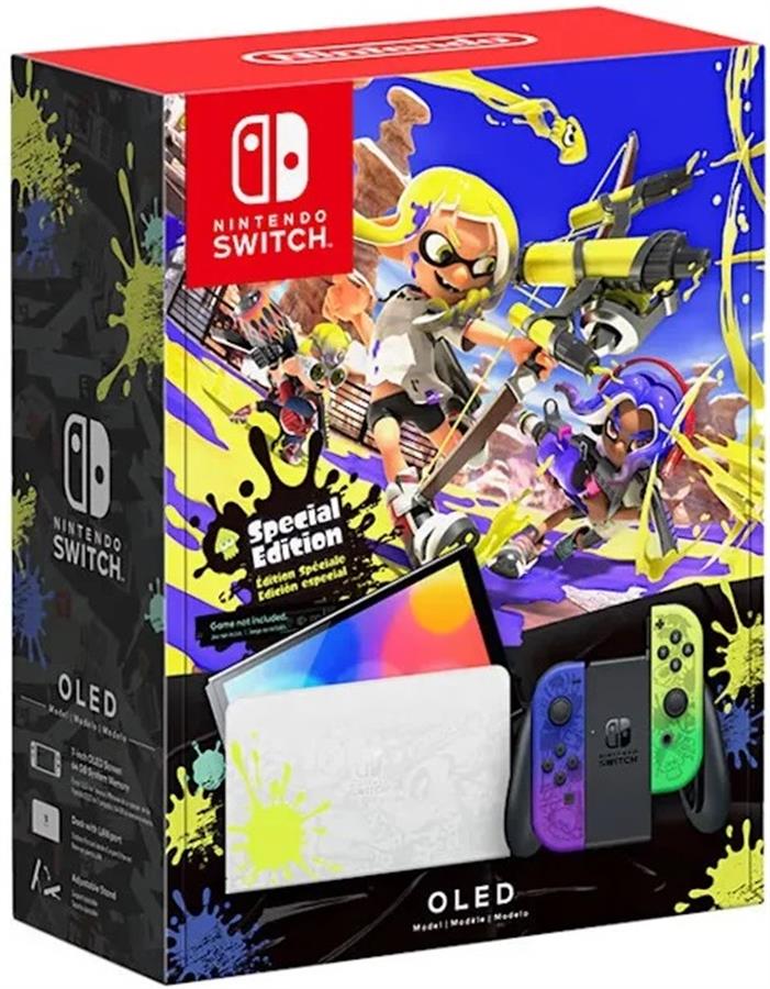 Consola Nintendo Switch Oled Edición Splatoon 3