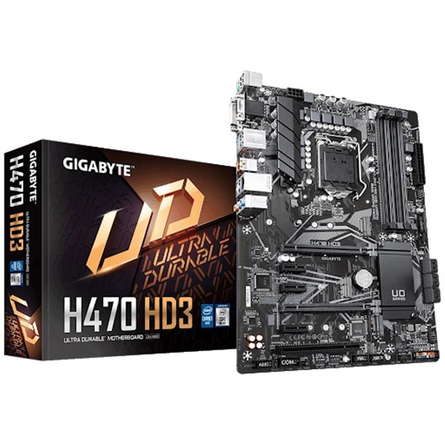 Motherboard Gigabyte H470 HD3 mATX s1200 (OUTLET)