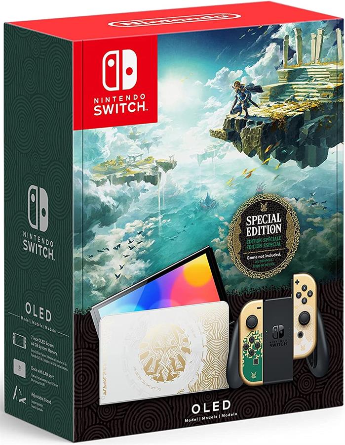 Así es la Nintendo Switch OLED EDICIÓN ESPECIAL The Legend of