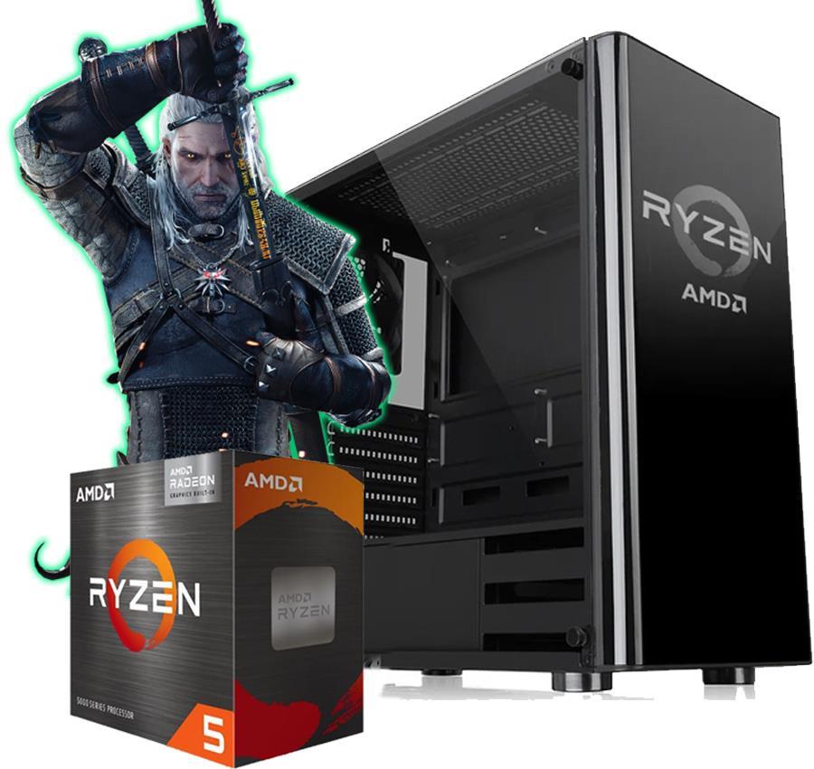 PC Ryzen 5 5600GT, 16GB RAM, 480GB SSD, Win10