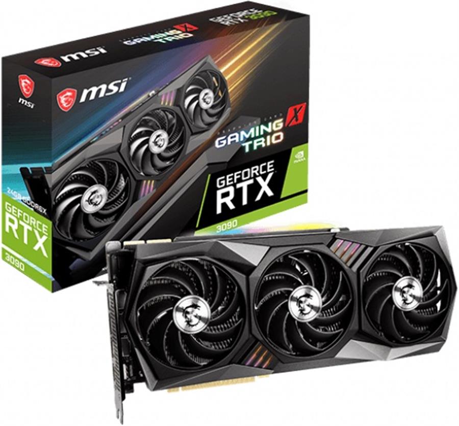 Placa de Video MSI GeForce RTX 3090 Gaming X Trio 24GB