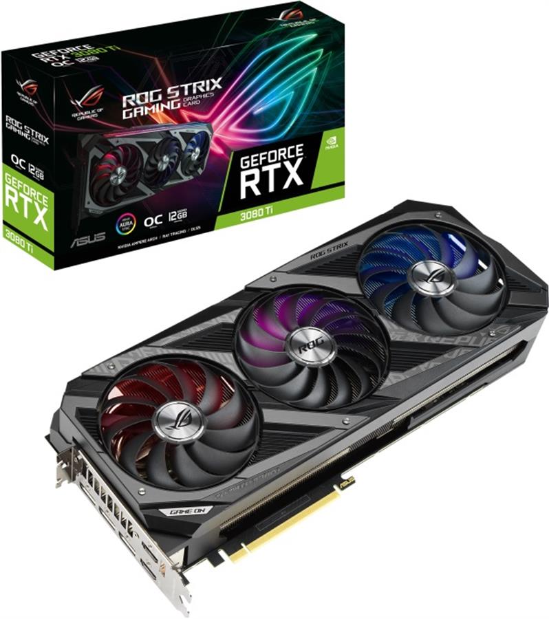 Placa de Video Asus Rog Strix GeForce RTX 3080 Ti OC 12GB