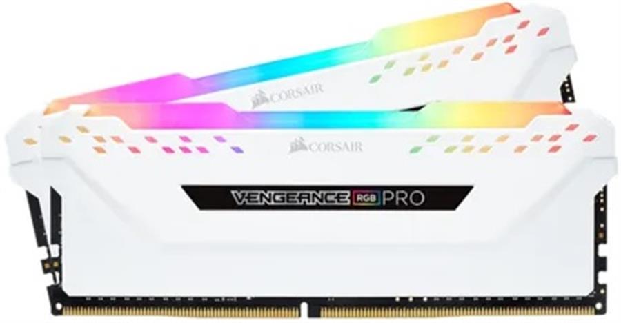 Kit Memoria Ram DDR4 32GB (2x16) 2666MHz Corsair Vengeance RGB Pro White