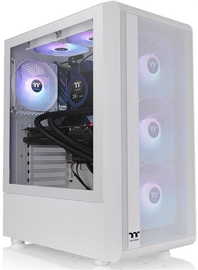 Gabinete Thermaltake S200 TG aRGB Snow White