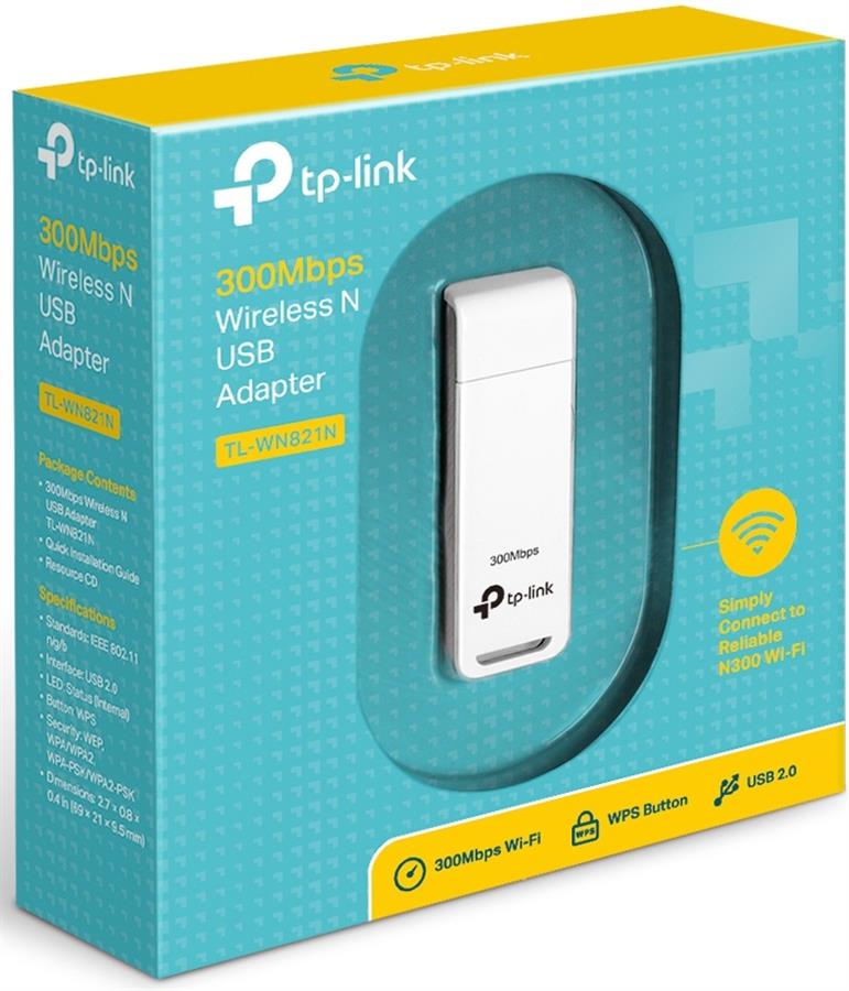 Receptor WiFi TP-Link WN821N 300Mbps