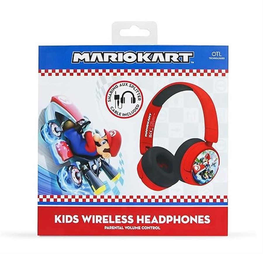 Nintendo Mario Kart Auriculares inalámbricos para Niños