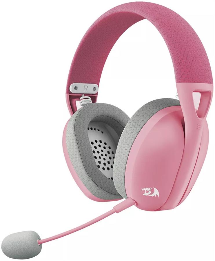 Auricular Redragon Ire Pro White/Pink H848P Wireless Bluetooth