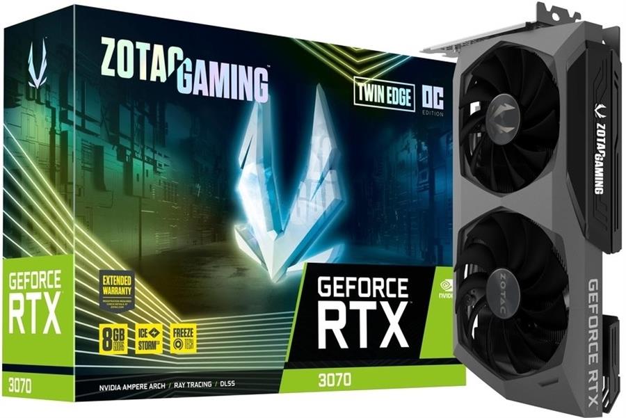 Placa de Video Zotac Gaming GeForce RTX 3070 Twin Edge OC 8GB (OUTLET)