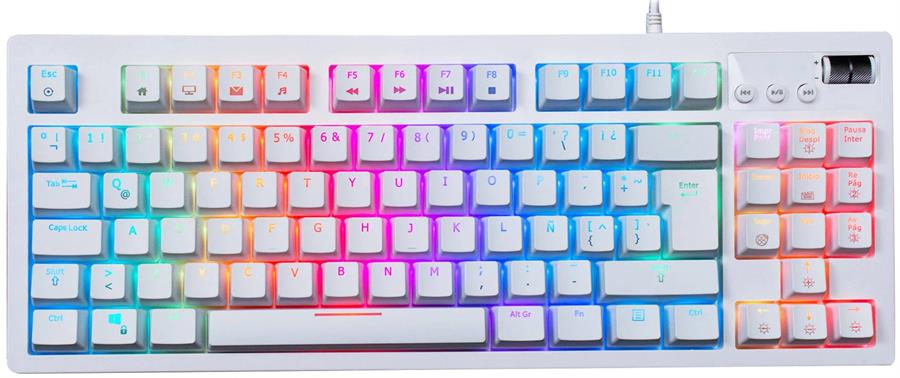 Teclado VSG Quasar White Switch Brown