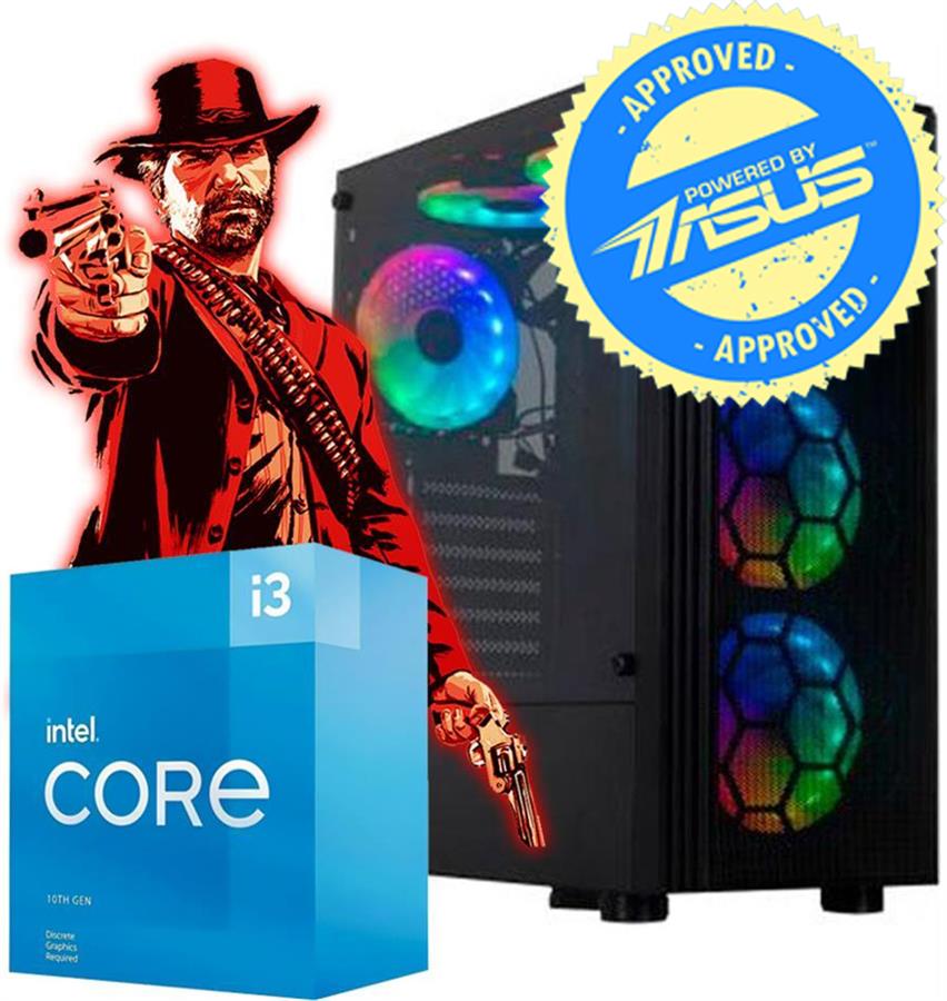PC Intel Core i3-12100F, RX 580 8GB, 16G RAM, 256GB SSD, Win10 (P