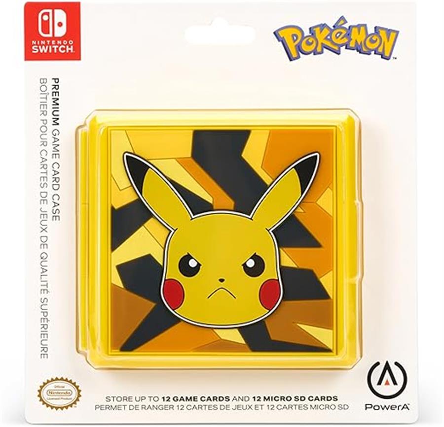 PowerA Soporte para Tarjetas de Juego Nintendo Switch Edición Pokemon Pikachu