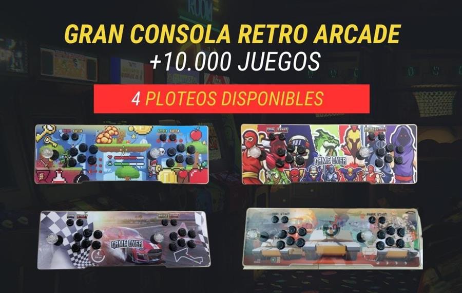 ¡Consola Retro Arcade +10.000 JUEGOS 2 Jugadores!
