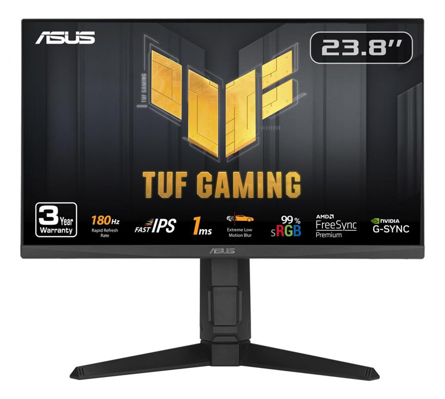 MONITOR 24 ASUS AS VG249QL3A GAMING FHD Fast IPS 180Hz Altura Ajustable