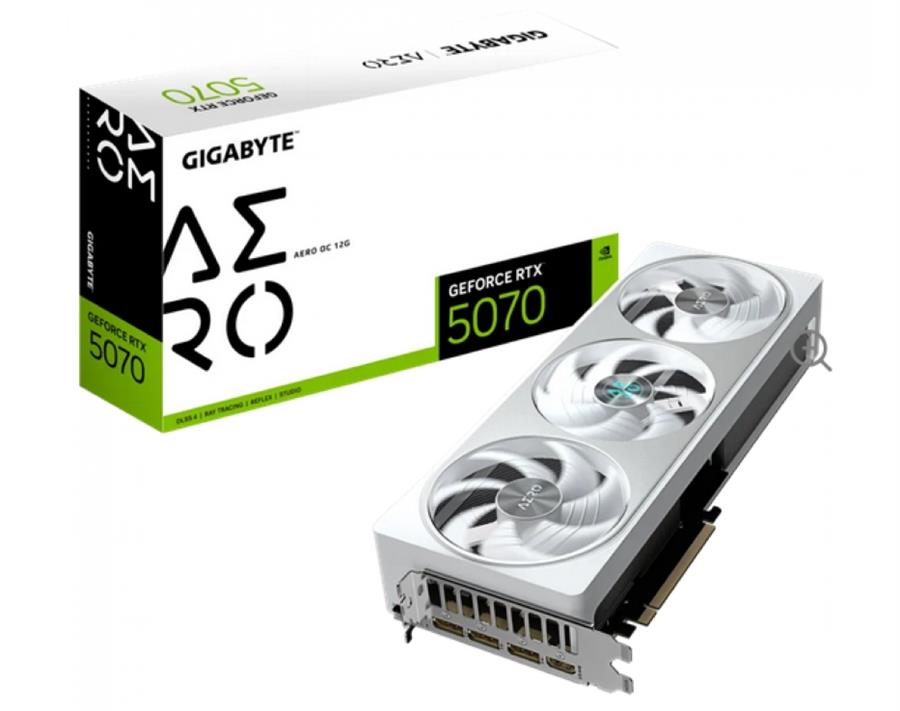PLACA DE VIDEO GIGABYTE RTX 5070 AERO OC 12GB