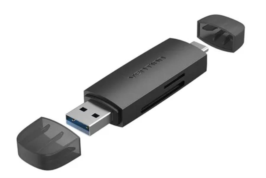 Lector De Tarjetas Sd Tf Usb 3.0 Usb C 5gbps  Vention
