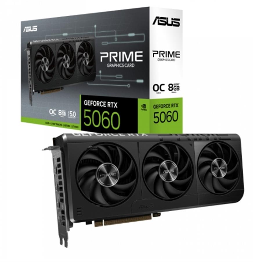 PLACA DE VIDEO ASUS PRIME RTX 5060 O8GB