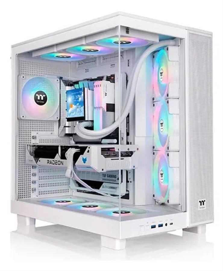 GABINETE THERMALTAKE VIEW 380 XL TG ARGB WHITE TEMPERED GLASS