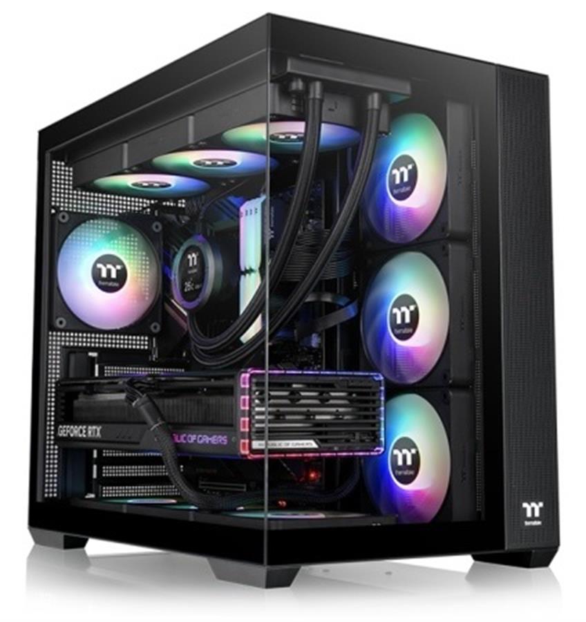 Gabinete Thermaltake View 380 TG ARGB Black