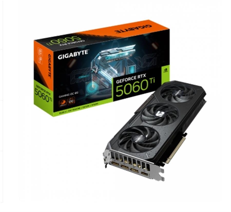 PLACA DE VIDEO GIGABYTE RTX 5060TI GAMING 8GB