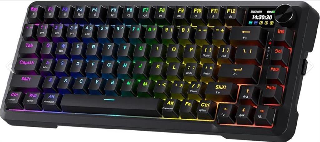 Teclado Redragon Ucal LCD PRO K724RGB-PRO SP (Yolk switches)