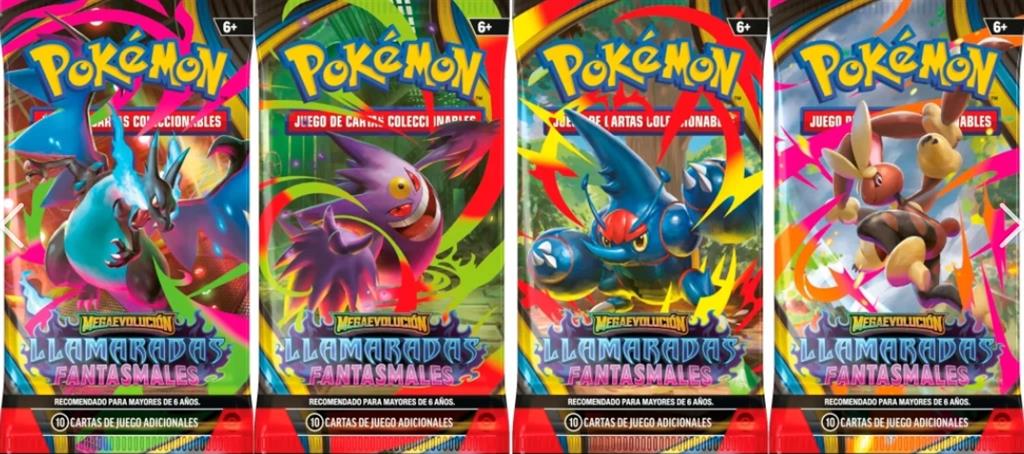 Pokemon TCG (sobre cartas) Llamaradas Fantasmales