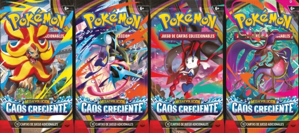 Pokemon TCG (sobre cartas) –Caos Cresciente