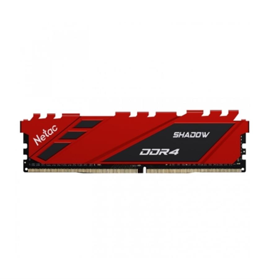 MEMORIA  DDR4 NETAC SHADOW 3200 16GB C16 RED