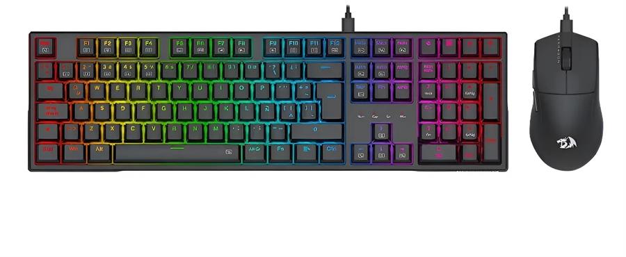 Kit Teclado  Mouse Redragon S146Teclado K668 (full size) + M724