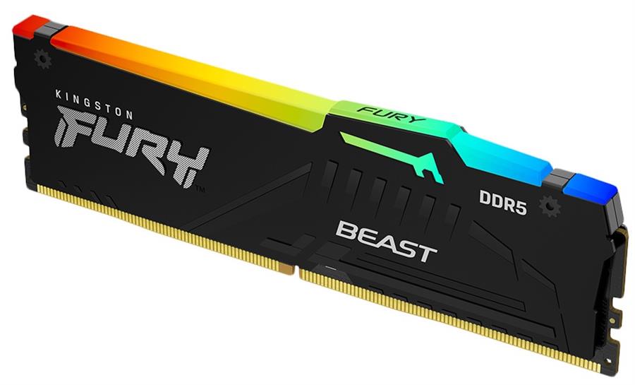 Memoria Ram 32GB DDR5 5200MHz Kingston Fury Beast RGB