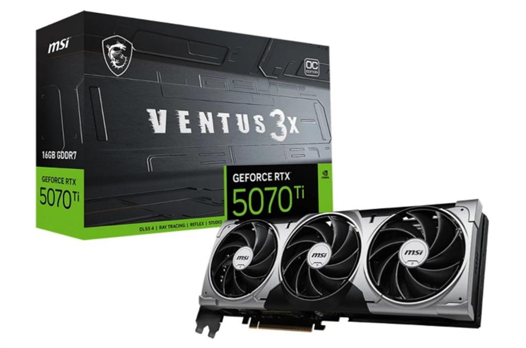 Placa de video MSI RTX 5070 TI 16 VENTUS3XOC COD5