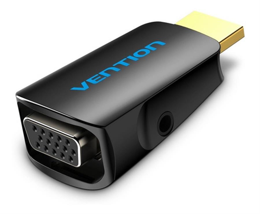 Adaptador Conversor Vga A Hdmi Con Audio  3.5mm - Vention
