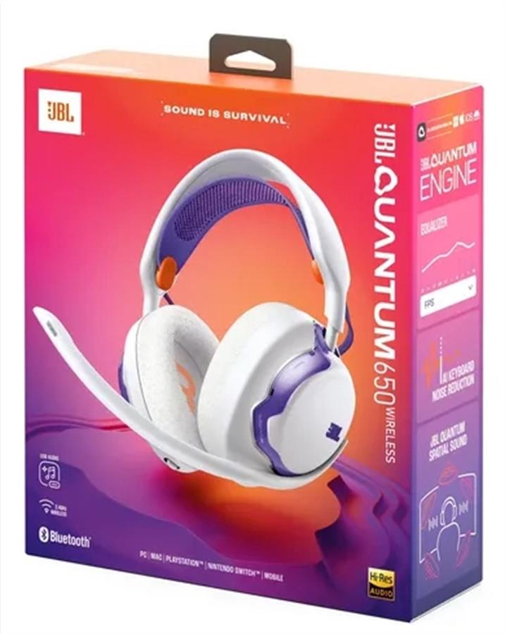 Auricular JBL Quantum 650 White