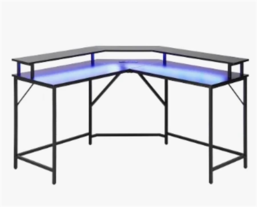 Escritorio Esquinero Gamer Rgb Redragon Terra 1280x480x740mm Negro