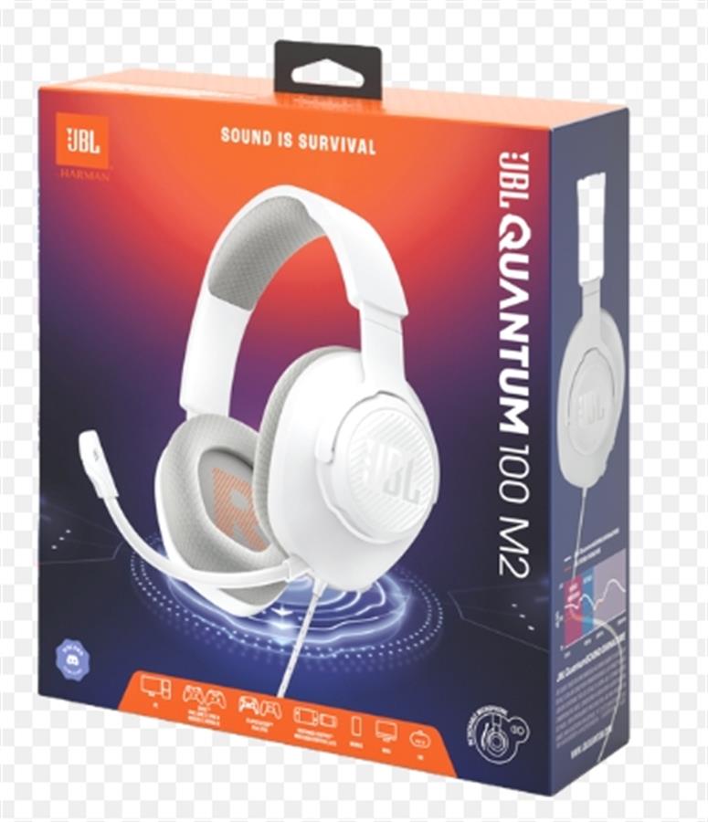 Duplicado - Auricular JBL Quantum 100 M2 Blanco