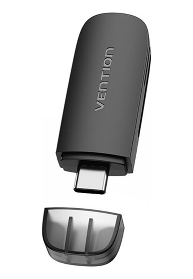 Lectora De Tarjeta - 2 En 1 - Usb-c 3.0 - Sd Tf Dual Vention