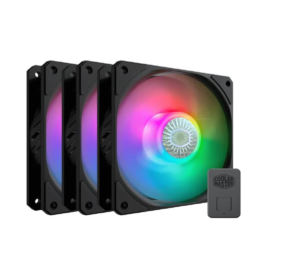 Air Cooler Sickleflow Cooler Master Black 120 ARGB 3x1