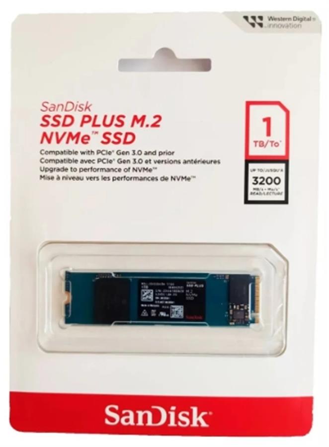 DISCO SSD M.2 1TB SANDISK PLUS SATA III