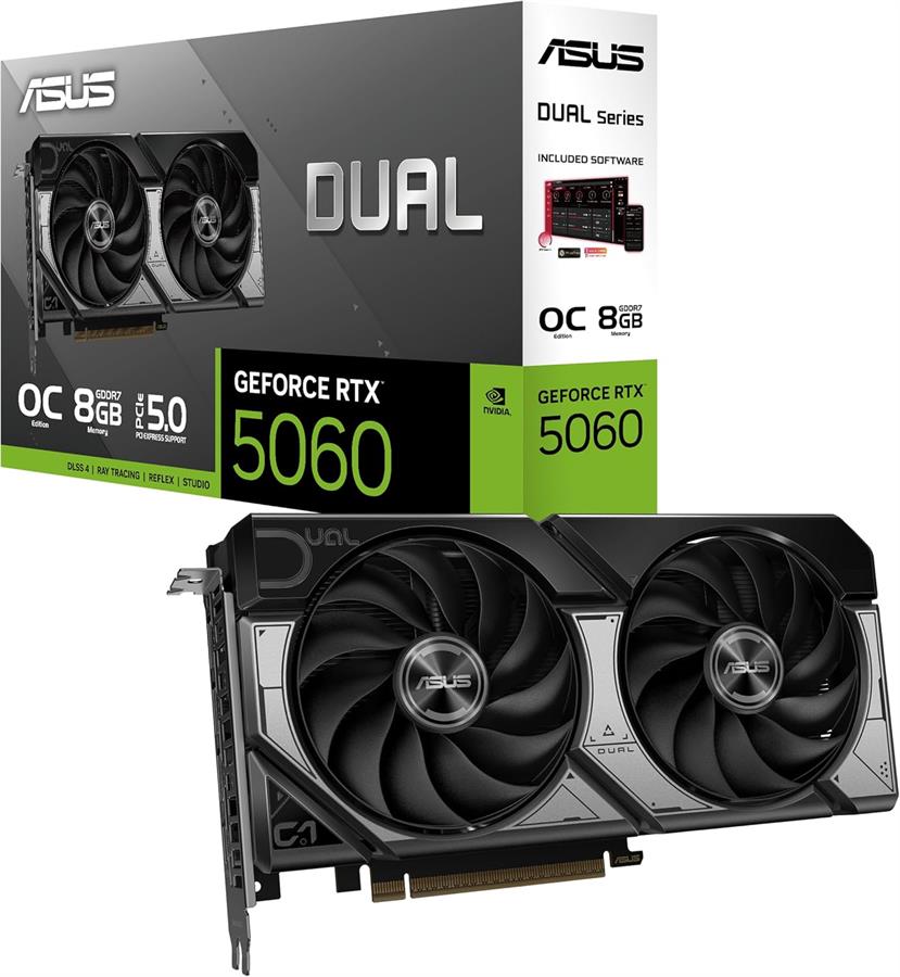 PLACA DE VIDEO ASUS DUAL RTX 5060 8GB