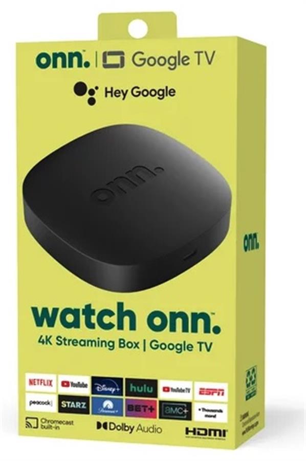 Streaming Box Onn Watch Google TV 4K