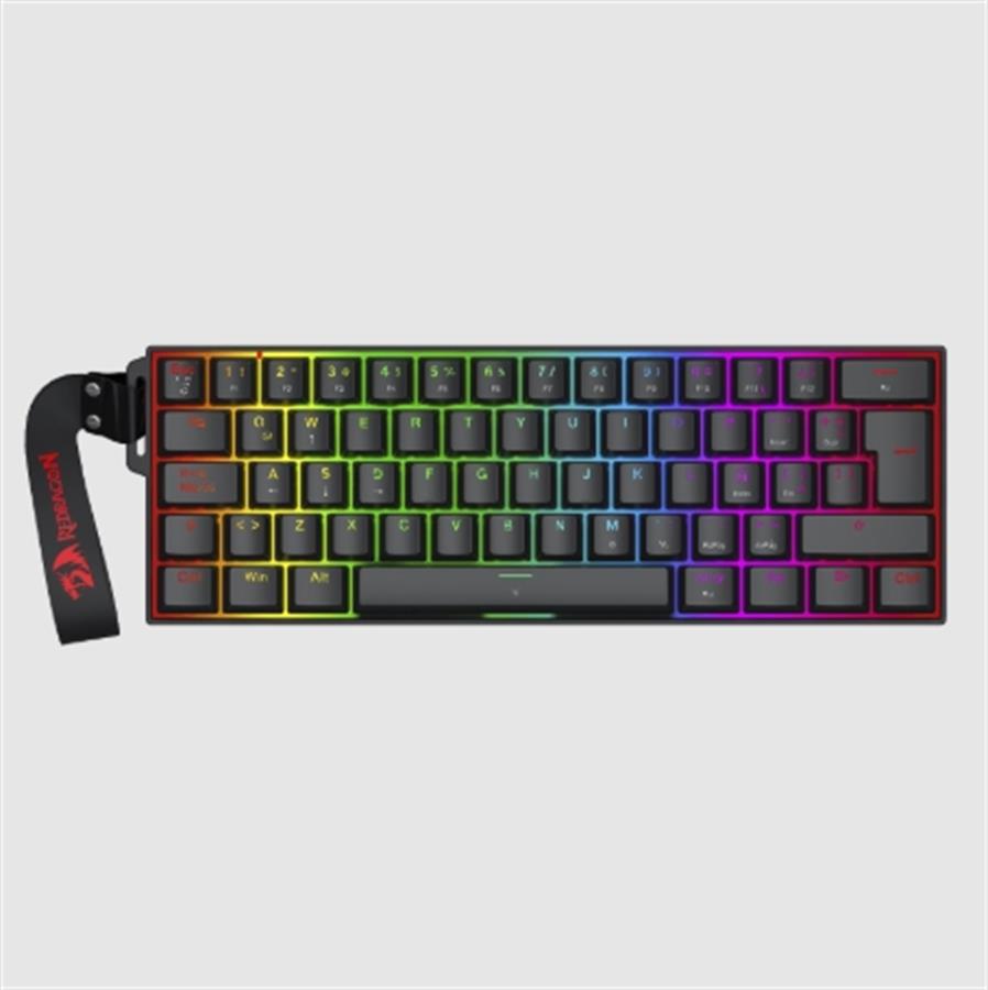 Teclado Redragon Fizz Magnetico Negro K617RGB Layout Español