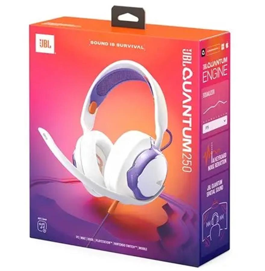 Duplicado - Auricular JBL Quantum 250 Blanco