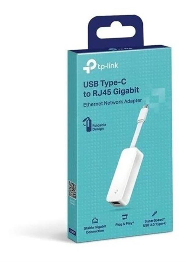 Adaptador De Red Tp Link Ue300c Gigabit Usb Tipo C 3.0 Rj45