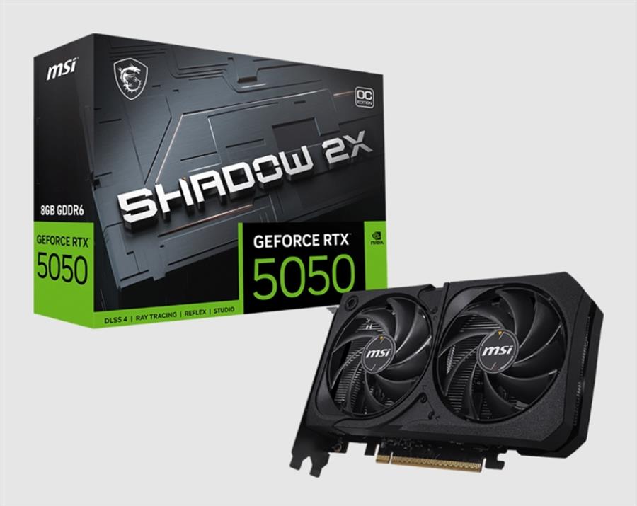 Placa de Video MSI SHADOW 2X RTX 5050 8GB OC